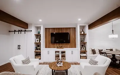cozy basement